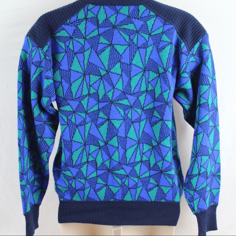 SOLD. Vintage 80s Ski Pullover Sweater Meister Men - Picture 2 of 8